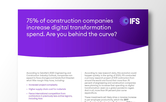 Executive Summary Digital Transformation Spend 2670x413px