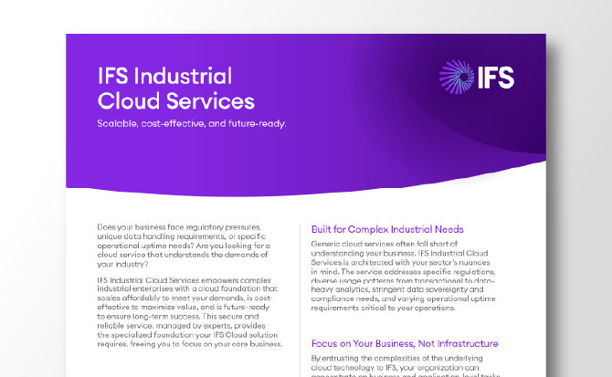 IFS_Industrial Cloud Services Fact Sheet_Thumbnail_04_2025_670x413px