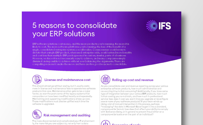 IFSThumbnailFS5 Reasons to consolidate your ERPs052021670x413px