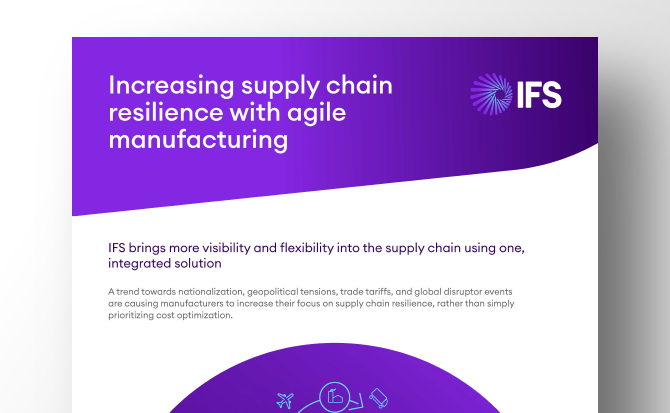 Increasing supply chain resilience with agile manufacturing 1670x413px